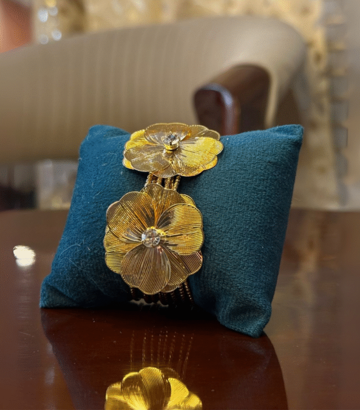 A Double Flower Cuff