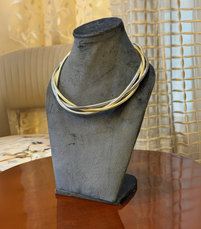 Rope Chunky Triple Layered Choker