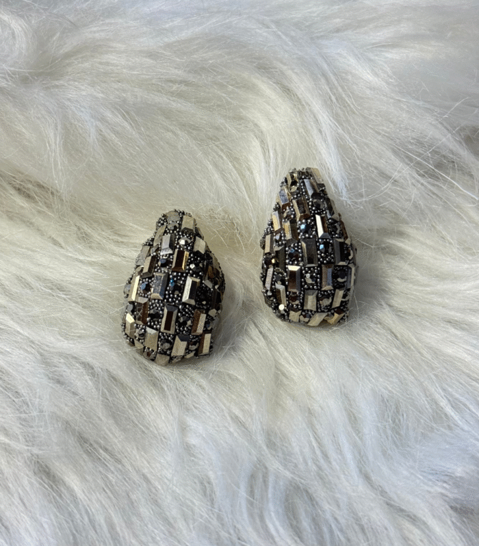 Lina Earrings In Grey