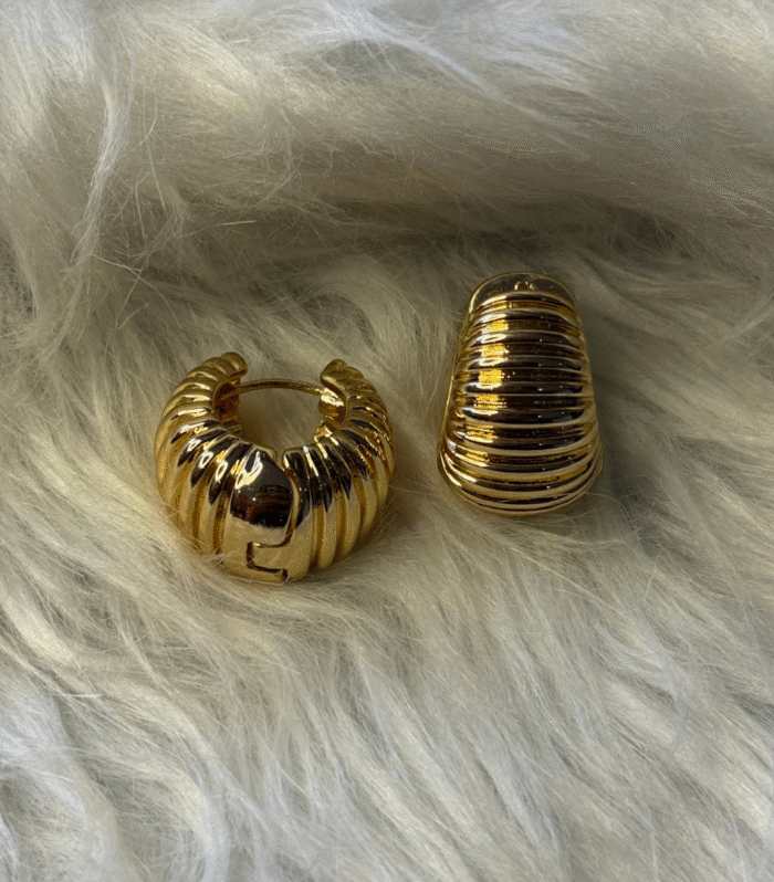 Classic Textured Hoops