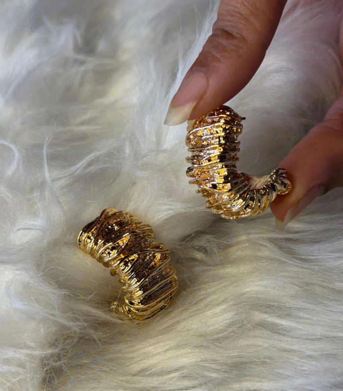 Ribbed Radiance Hoops