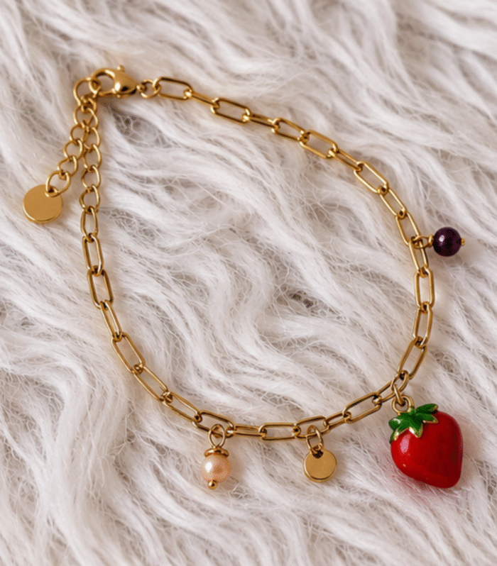 Cherry Charm Bracelet