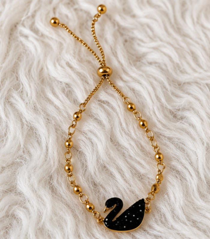 Midnight Swan” Bracelet