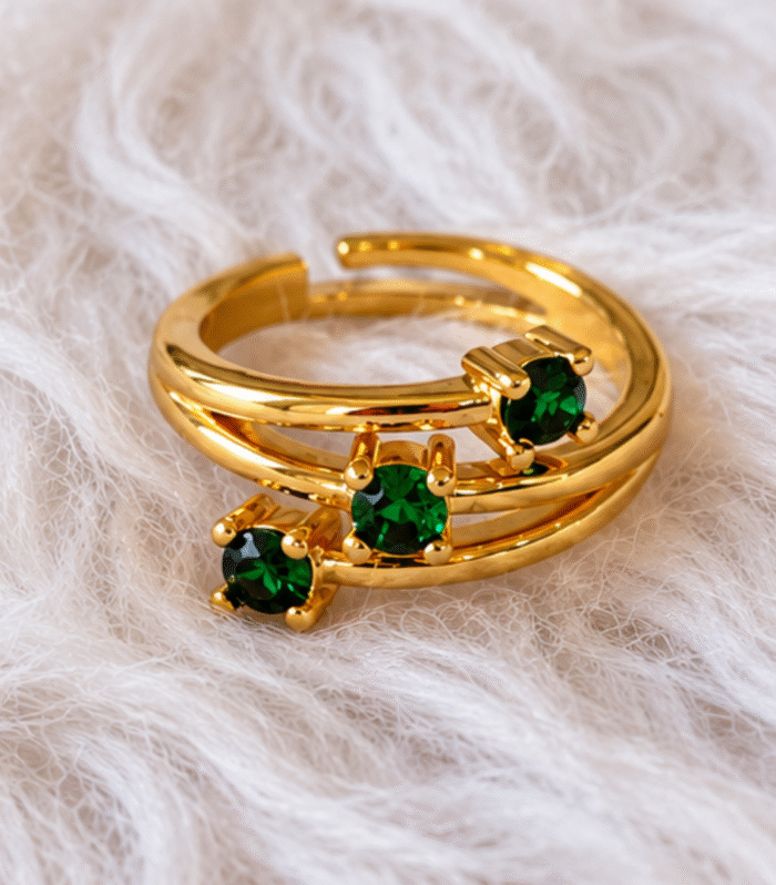 Emerald Vine Ring